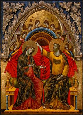 unknow artist Coronation of the Virgin oil painting picture